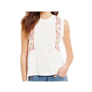 Free people Marcy white tank